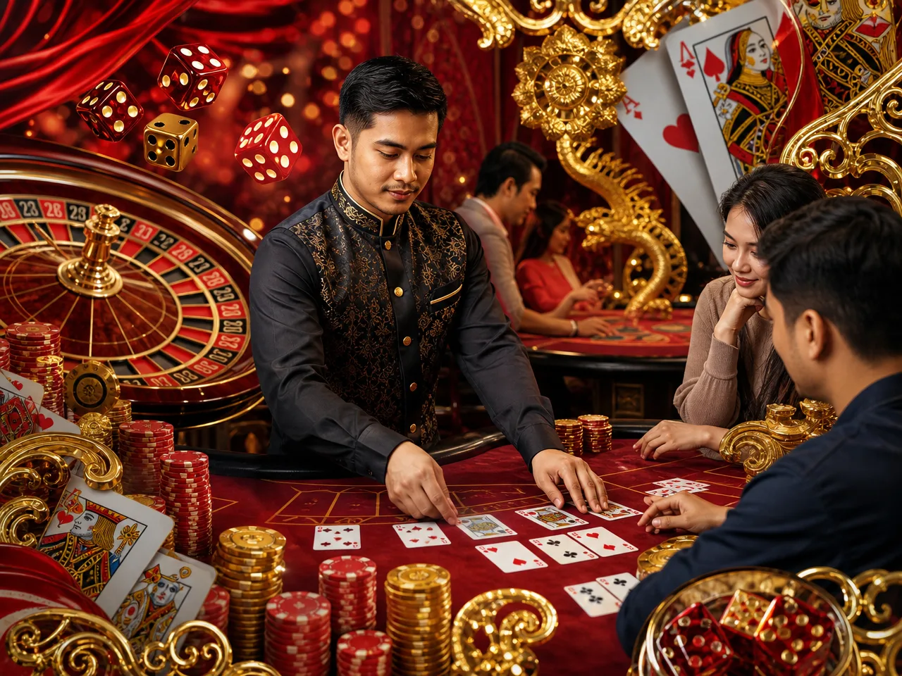From Sign-Up to Spin: The SCRPlay Journey – live table crimson illustration